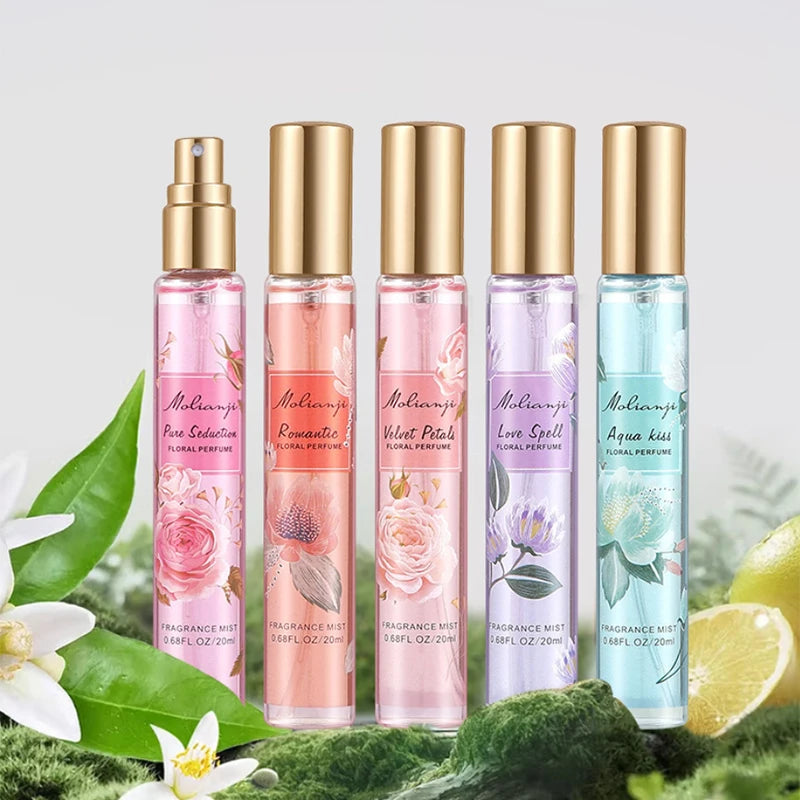 Rose Perfume Classic 5pcs Perfume Set for Women