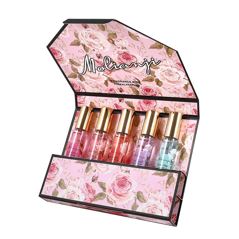 Rose Perfume Classic 5pcs Perfume Set for Women