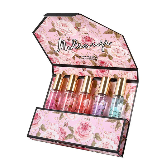 Rose Perfume Classic 5pcs Perfume Set for Women